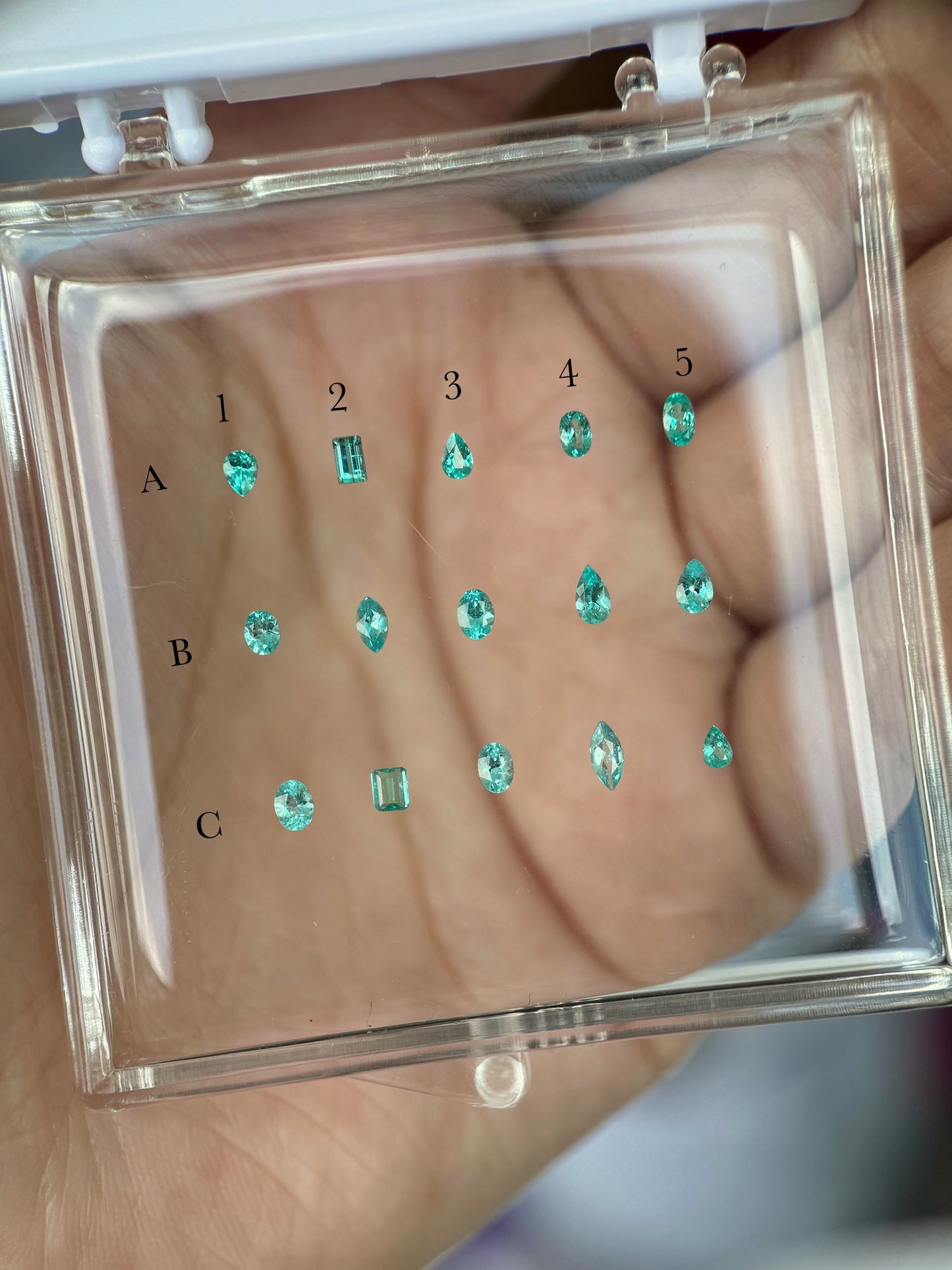 Tiny Paraiba Ring