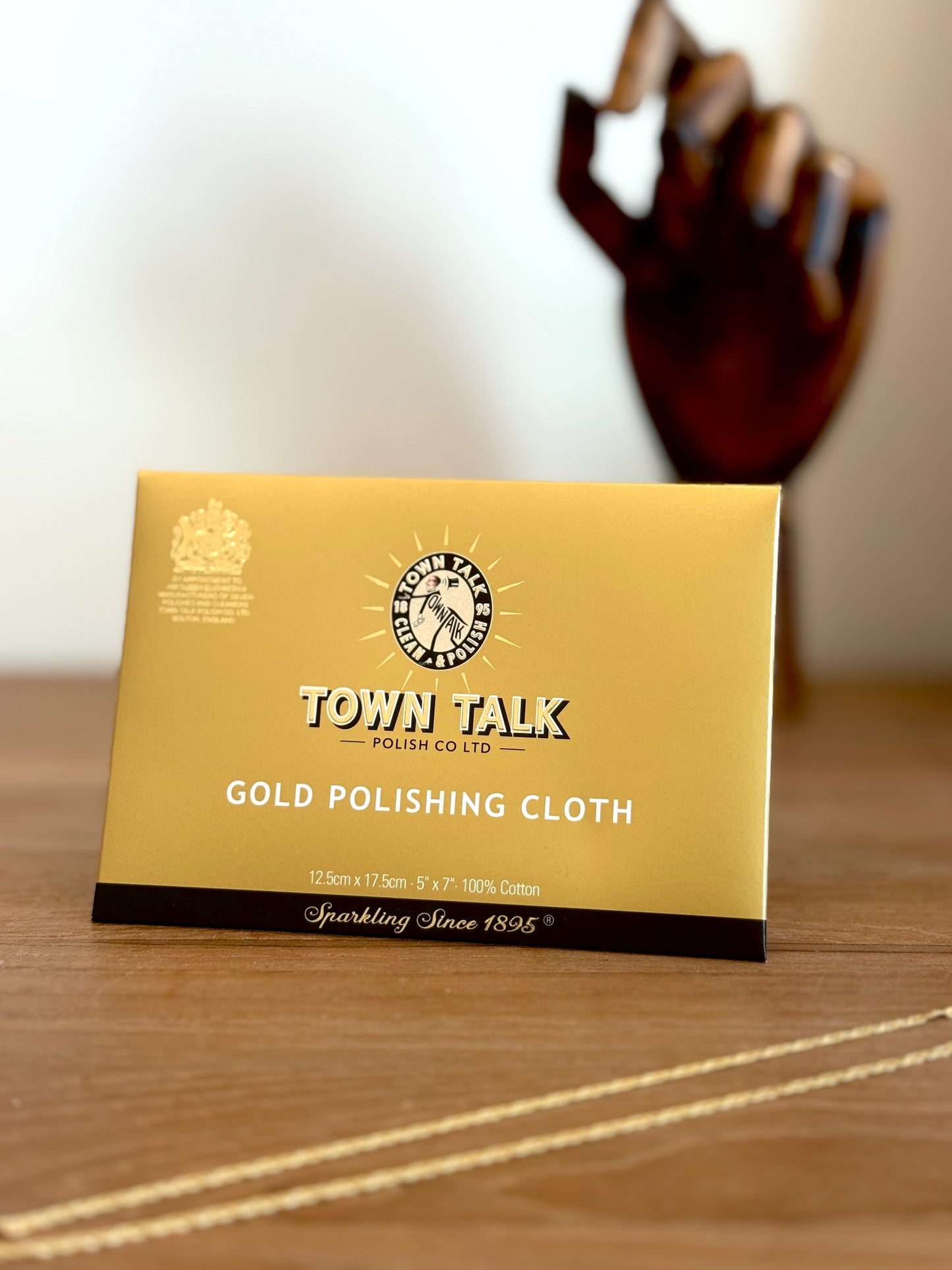 Talk Town gold polishing cloth