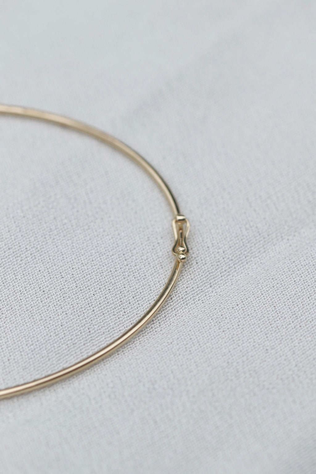 14k Solid Gold Super Thin Bangle