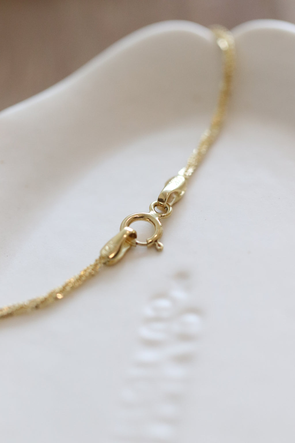 Garland chain 14k gold