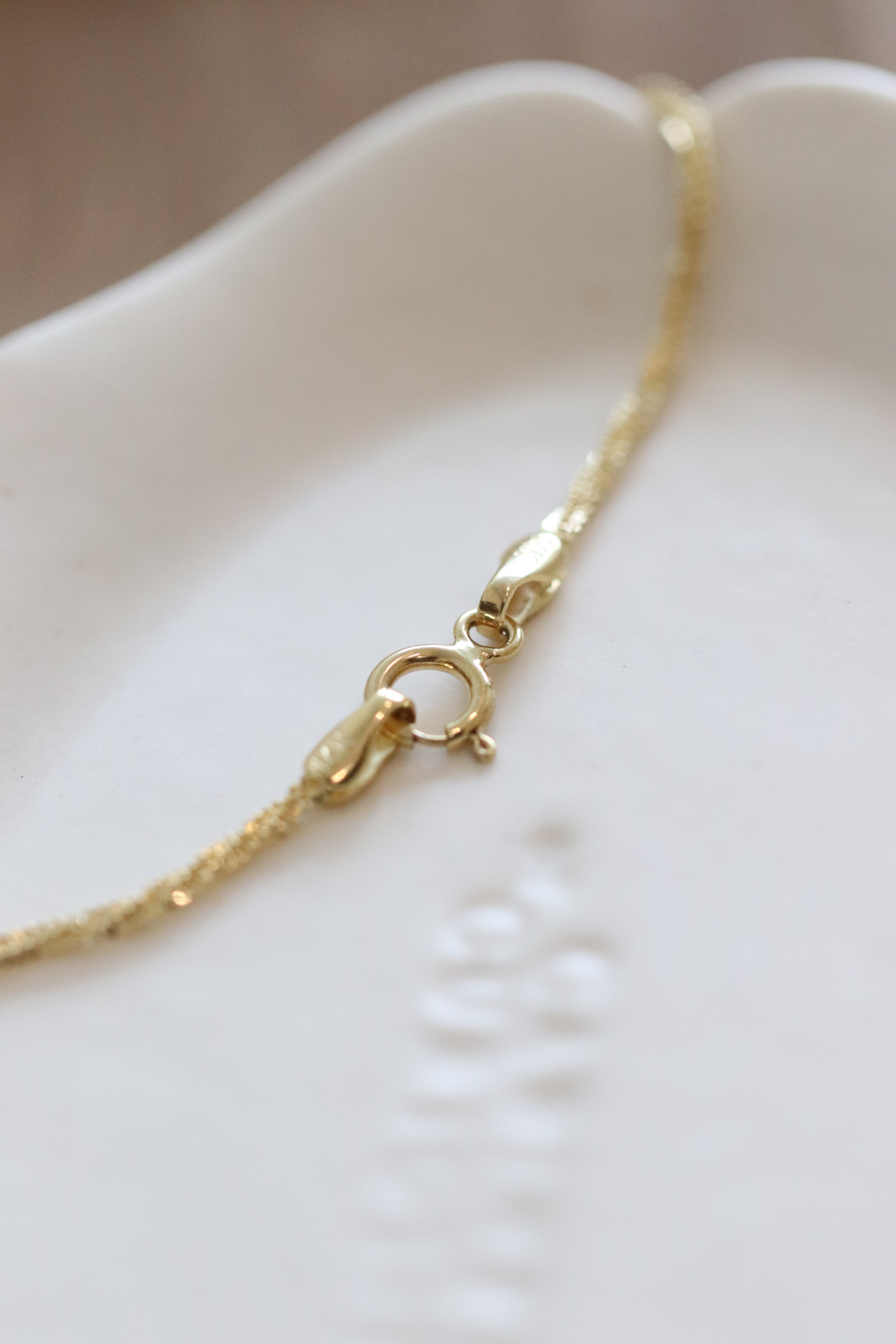 Garland chain 14k gold