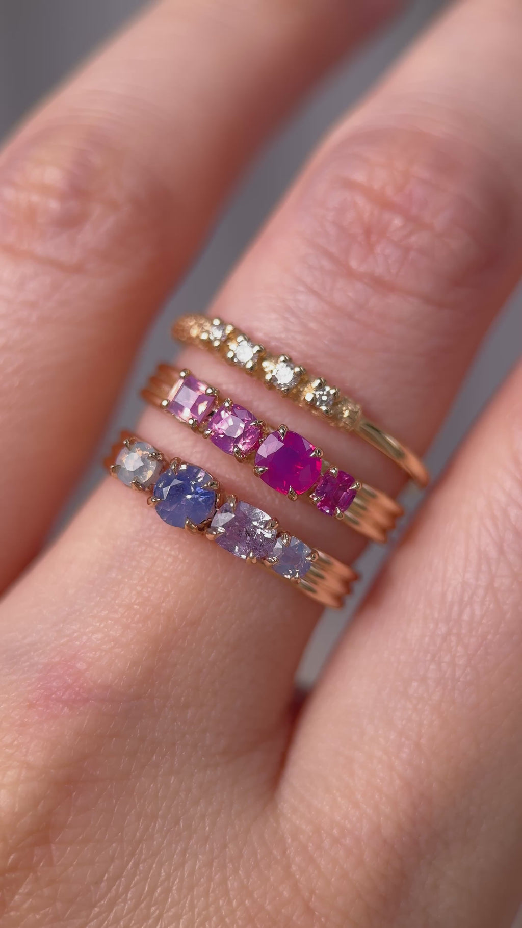 Dreamy Sapphire II Rings
