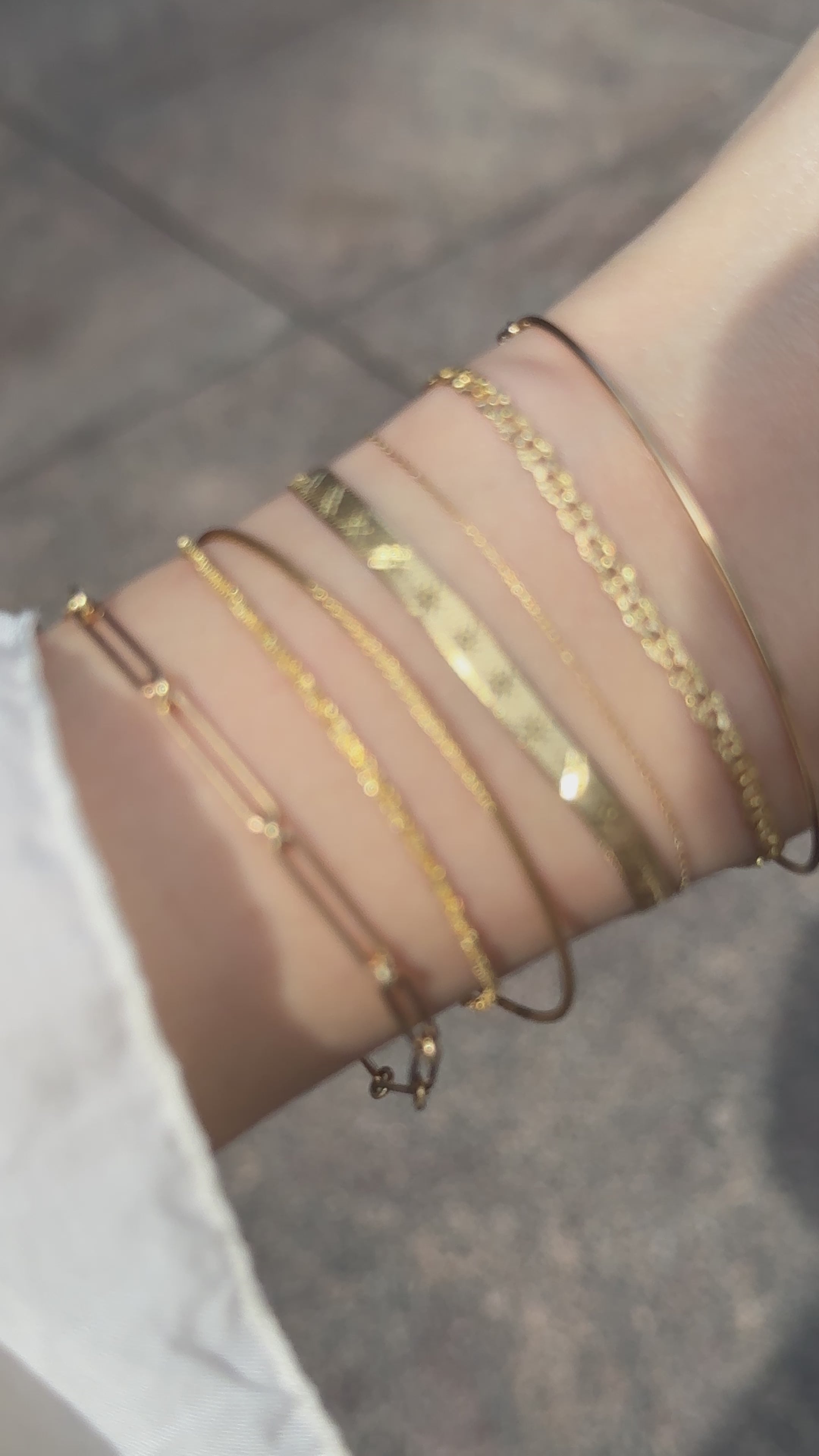 Sun Ray Chain 14k gold