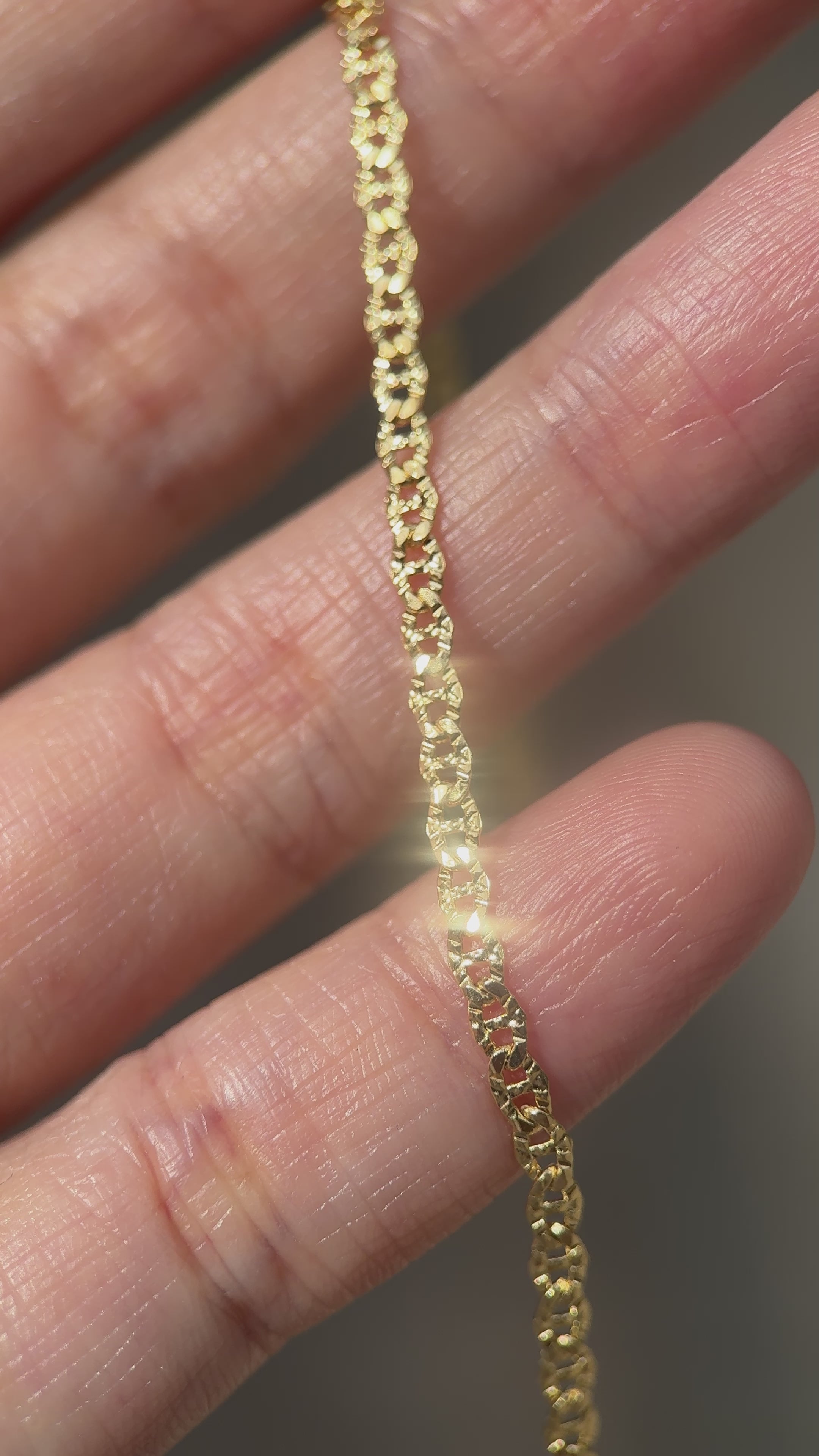 Sun Ray Chain 14k gold