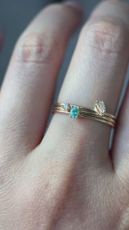 Tiny Paraiba Ring