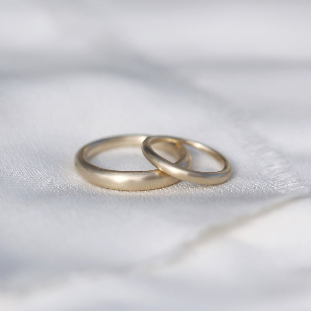 Wedding Bands - moon crescent band