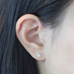 Stud Earrings (Tourmaline)