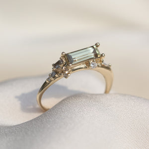 Ring Diaspore & Diamond Ring Cabinetofcuriosityjewellery