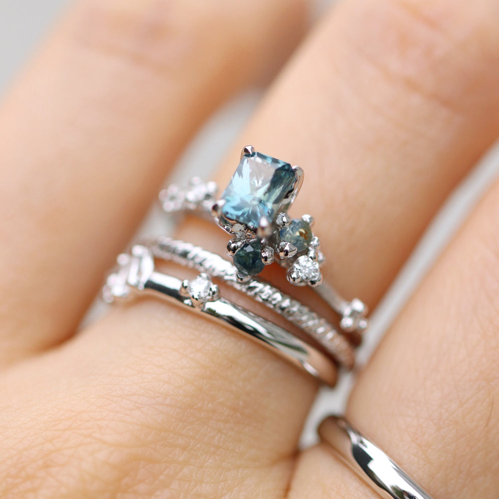 Ring Textured Stackable Ring Cabinetofcuriosityjewellery