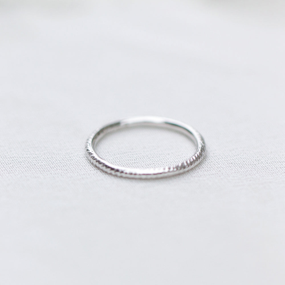 Textured Stackable Ring