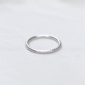 Ring Textured Stackable Ring Cabinetofcuriosityjewellery