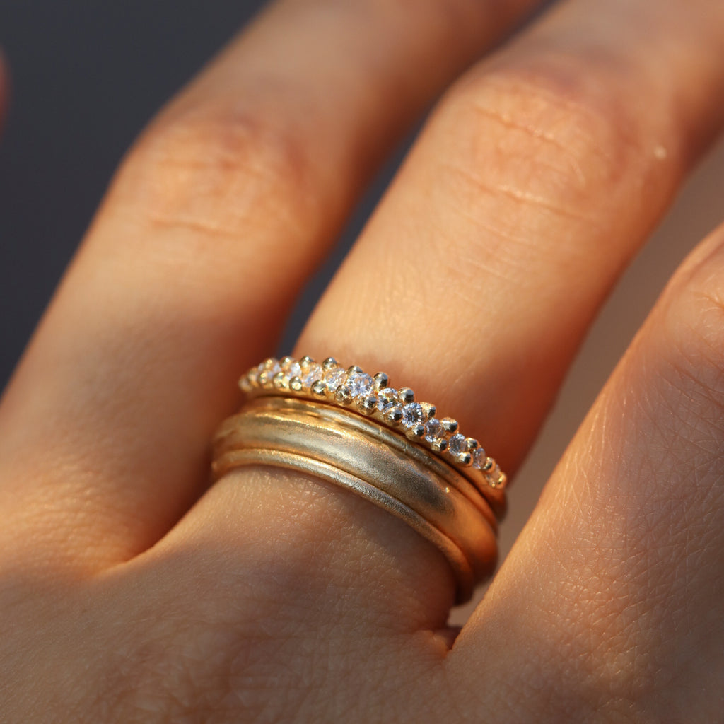 Ring Vintage Textured Ring Cabinetofcuriosityjewellery