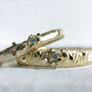 Wedding Bands Pyrite Diamond Wedding Bands Cabinetofcuriosityjewellery